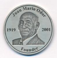 Aruba DN Aruba - Numizmatikai Múzeum / Juan Mario Odor - 1919-2001 - Alapító fém emlékérem (38mm) T:1 Aruba ND Aruba - Numismatic Museum / Juan Mario Odor - 1919-2001 - Founder metal medallion (38mm) C:UNC