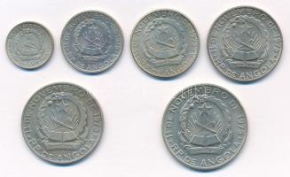 Angola 1977-1979. 50l-20Kw (6xklf) T:2
Angola 1977-1979. 50 Lwei - 20 Kwanzas (6xdiff) C:XF