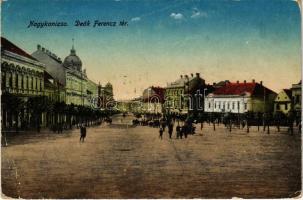 1922 Nagykanizsa, Deák Ferenc tér. Vasúti levelezőlapárusítás 6786. (EB)