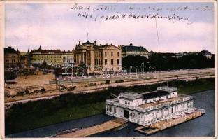 1930 Szeged, Tisza part, Kultúrpalota, uszoda (EK)
