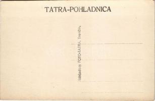 Trencsén, Trencín; v 16 tam stol / vár a XVI. században / castle in the 16th century. Foto-Tatra