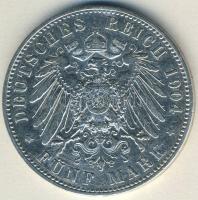 Német Birodalom/Császárság/Poroszország 1904. 5M Ag T:3+ ph