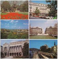 5 db MODERN magyar város képeslap: anno 1617 és 1657 - Képzőművészeti Alap Kiadóvállalat + 15 budape...
