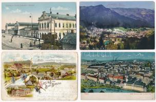 6 db RÉGI cseh képeslap vegyes minőségben, 1 litho / 6 pre-1945 Czech postcards in mixed quality, 1 litho