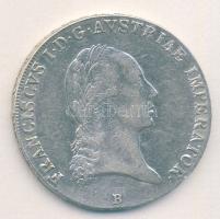 Ausztria/magyar verdejel 1822B Thaler Ag I.Ferenc T:3+/2- juszt