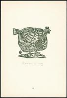 1980 Magyar Kisgrafika. A XVIII. Linzi Ex Libris Kongresszus magyar ajándékmappája. Bp., 1980., Kisg...