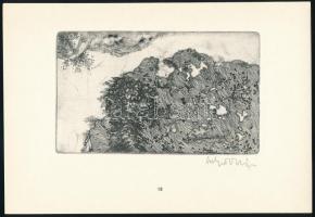 1980 Magyar Kisgrafika. A XVIII. Linzi Ex Libris Kongresszus magyar ajándékmappája. Bp., 1980., Kisg...