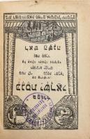 cca 1857-1875 4 db régi izraelita imakönyv, héber és német nyelven, egészvászon-/bőrkötésben, sérült...