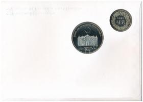 Liechtestein 1995. 5E Cu-Ni + Svájc 1994. 2Fr Cu-Ni érmés borítékban, bélyegzéses bélyeggel T:PP
Li...