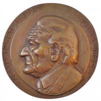 Hetés György (1921-1998) 1992. Szent-Györgyi Albert Nobel-díjas egyoldalas, öntött bronz plakett (~108-112mm) T:1-  CS 639.