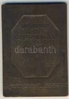 Német Birodalom/Császárság 1919. "München-Deutsche Meisteraschaften" szögletes Br plakett ...
