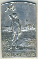 Német Birodalom/Császárság 1909. "Intern. Schwimmfest olimpia előkészítő 2.díj" Ag 20,4g díjérem T:2
