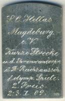 Német Birodalom/Császárság 1909. "Intern. Schwimmfest olimpia előkészítő 2.díj" Ag 20,4g d...