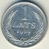 Lettország 1924. 1L Ag T:2-/2