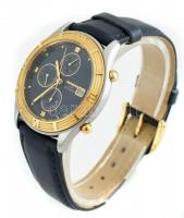 Yves Saint Laurent kronográfos férfi kvarc karóra, vízálló, ébresztő és dátum funkcióval, eredeti bő...