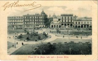 1903 Buenos Aires, Plaza 25 de Mayo, lado sud / square (EK)