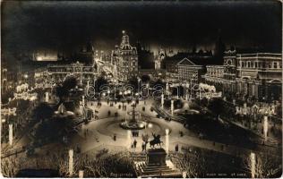1922 Buenos Aires, Plaza Mayo / square at night (EK)
