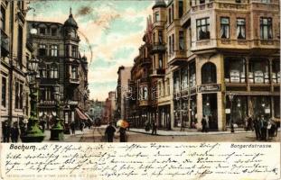 1908 Bochum, Bongardstrasse / street view, shops (EK)