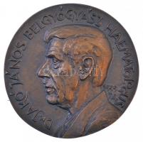 Tóth Sándor (1933-) 1999. "Jákó János belgyógyász haematologus" egyoldalas, öntött bronz plakett, nem eredeti tokban (~102-103mm) T:1