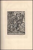 1941 Békés Újévet! 1941. A Magyar Exlibrisgyűjtők és Grafikabarátok Egyesület kiadványai (MEGE) XIII...