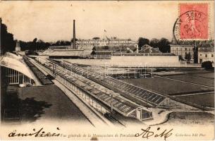 1904 Sevres, Vue générale de la Manufacture de Porcelaine / porcelain factory. TCV card (fl)