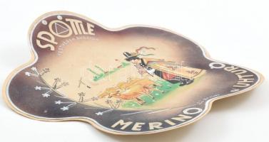 Merino Juhturó, Spöttle Testvérek Budapest. Reklámgrafika terv. Akvarell, ceruza, tempera, tus, koll...