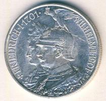 Német Birodalom/Császárság/Poroszország 1901. 2M Ag "1701-1901" T:2/2+