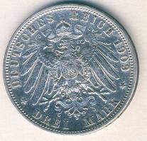 Német Birodalom/Császárság/Poroszország 1909. 3M Ag II.Vilmos T:2/3