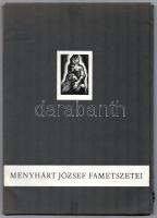 1960 Menyhárt József fametszetei. Debrecen, 1960, Alföldi Nyomda, 12 p. + 20 t. A Déri Múzeum Baráti Körének 2. kiadványa. Kádár Zoltán bevezetőével. Megjelent 500 példányban, az eredeti fadúcokról nyomtatva. Kiadói kissé sérült papírmappában. Komplett, hiánytalan!