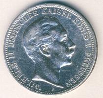 Német Birodalom/Császárság/Poroszország 1909. 3M Ag II.Vilmos T:2/3