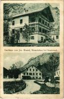 1929 Innsbruck (Tirol), Kranebitten, Gasthaus von Jos. Rimml / inn, hotel. Paul Kokott Photograph (Rb)