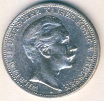 Német Birodalom/Császárság/Poroszország 1911. 3M Ag II.Vilmos T:2/3