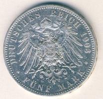 Német Birodalom/Császárság/Poroszország 1903. 5M Ag T:3
