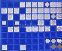 Több mint 300db magyar Fillér és Forint érme, sok verdehibás darabbal (félrevert érmék, a normálnál ...