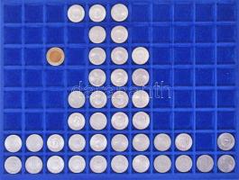 Több mint 300db magyar Fillér és Forint érme, sok verdehibás darabbal (félrevert érmék, a normálnál ...