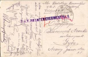 1917 Tadeusz Kosciuszko / Polish military art postcard s: A. Setkowicz + "K.u.K. Infanterieregi...