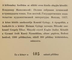 Vlagyimir Vlagyimirovics Majakovszkij: Lenin. Ford.: Radó György. Raszler Károly linómetszeteivel. B...