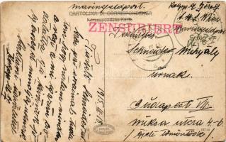 1915 SMS Radetzky az Osztrák-Magyar Haditengerészet Radetzky-osztályú csatahajója este / K.u.K. Krie...