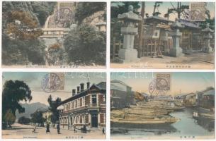 Kobe - 4 pre-1945 Japanese postcards