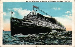 1934 The Great Ship Seeandbee between Buffalo and Cleveland (small tear)