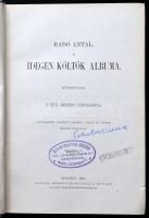 Radó Antal: Idegen költők albuma. Műfordítások a XIX. század lyrájából. Mannheimer Gusztáv, Cserépy ...