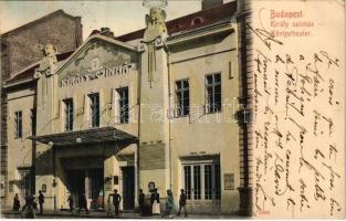 1907 Budapest VII. Király utca, Király színház, emeleti zártszék karzati ülő bejárata. Taussig Arthur 5466. (EK)