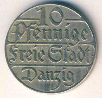 Német mellékterületek/Danzig 1923. 10Pf T:3