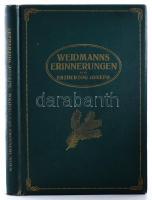 Weidmanns Errinerungen von Erzherzog Joseph. Wien, 1915. St Hubertus. 176p. Kissé laza, aranyozott egészvászon kötésben