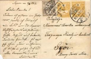 1917 "Eine Tanzschulgruppe aus der Biedermeier Zeit 1835" Kürti fényképész photo (EM)