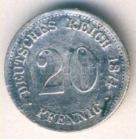 Német Birodalom/Császárság 1874F 20Pf T:3