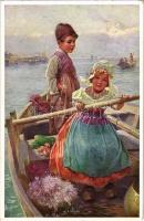 1916 Children art postcard. M. Munk Vienne Nr. 701. s: R. A. Höger (EK)