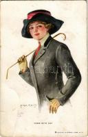 1917 Come with me? Lady art postcard. Reinthal & Newman No. 172. s: T. Earl Christy (EB)