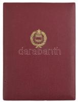 1966 dr. Schlegl László Pál (1880-?) járási tisztifőorvos, fogszakorvos gyémántdiplomája tokkal