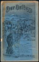 1932 Der Oelberg 30. Jahrg. Nr. 59., Januar-März 1932. Német nyelvű zsidó folyóirat, tűzött papírkötésben, sérült, kissé foltos állapotban